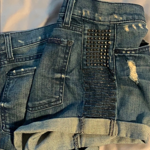 7 for all man kind jean shorts - Picture 4 of 4